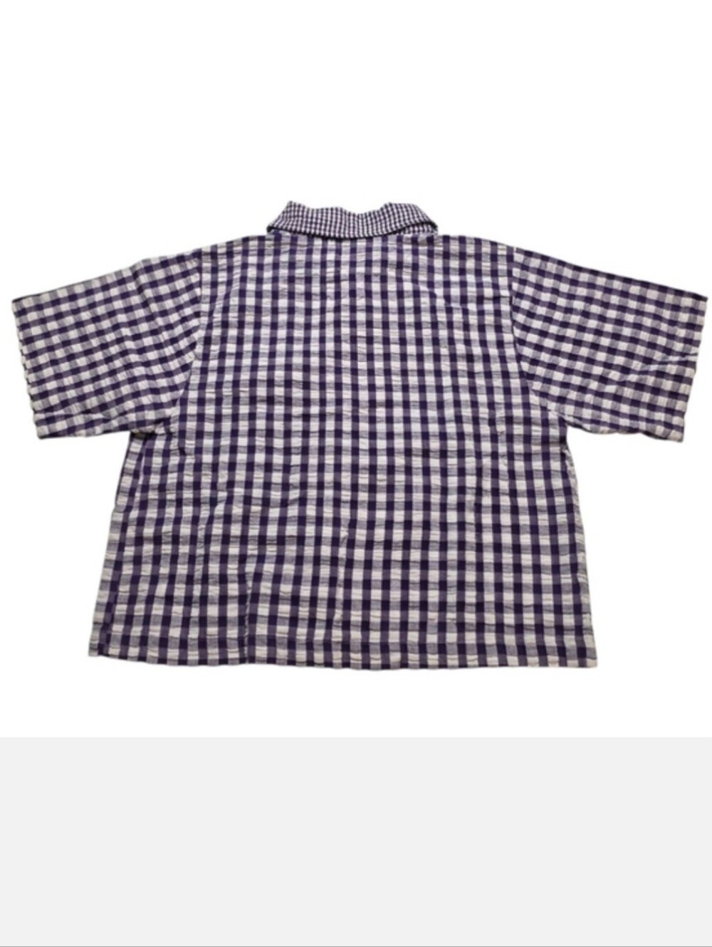Willow Creek Pajamas Shirt & Shorts Loungewear Sleep Set Purple White Size Small - Picture 3 of 8
